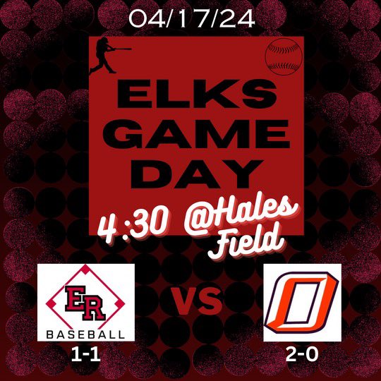 Let’s try this again. HOME OPENER!!! The Elks host Osseo for the first home game of the season @4:30