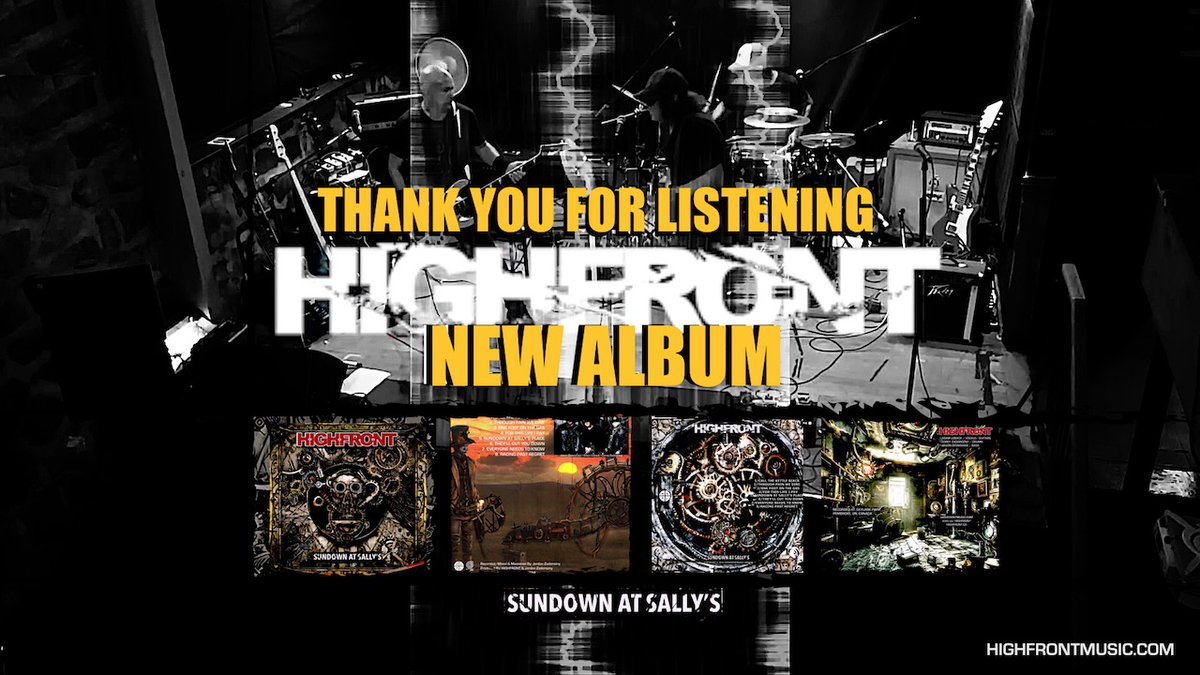 To everyone who has listened, Thank you! Let's keep it going, introduce our band to friends, co-workers and those that love guitar driven music! #indiemusic Share This: songwhip.com/highfront/sund…