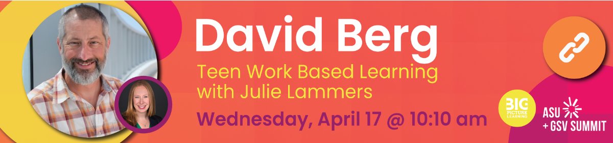 Our own David Berg (@ImBlazeBPL) joins @ASA_Impact's Julie Lammers and others to talk about opportunities for Teen Work Based Learning. This morning at 10:10. @asugsvsummit #ASUGSVSummit