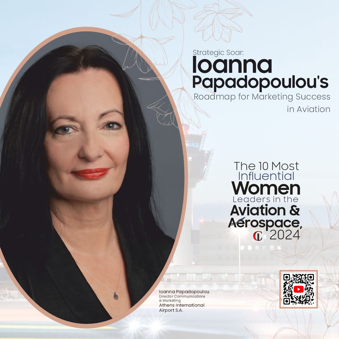 CIOLOOK magazine is pleased to feature #IoannaPapadopoulou, Director- Communications & Marketing at @ATH_airport, navigated the complexities of international aviation policies with finesse and acumen exemplifying expertise and leadership. Read More: cutt.ly/Hw75ETxf
