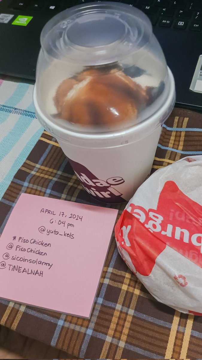 yuta_kels's tweet photo. 💌✨️ #YuTanggap˚˖𓍢ִ໋🌷͙֒✧˚🎀༘⋆

🍗:️ [ @PisoChicken | @sicoinsolarmy | @TiNEALNAH ]

Thank you po so much for this Mix n Match! The best reward dahil soaper satisfied ang cravings after exams! ✨️🫶🎀

#PisoChicken https://t.co/rnrCbwqG1c