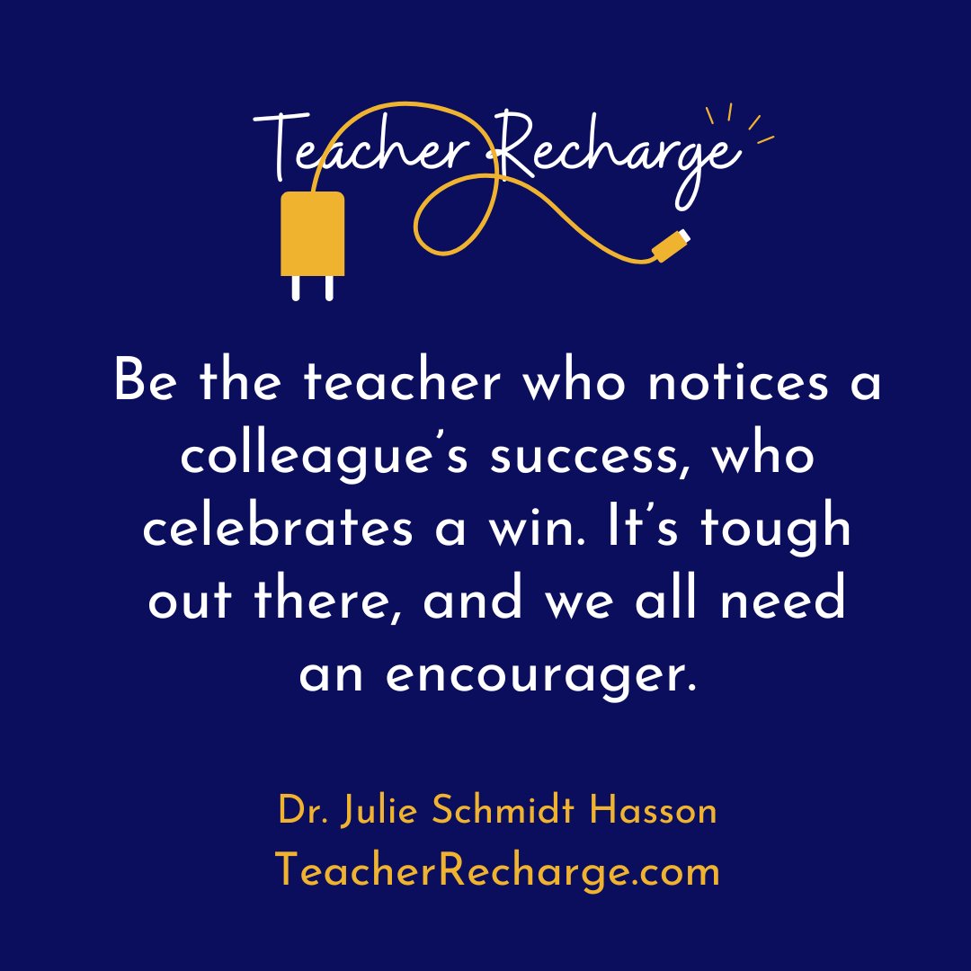 Who are you celebrating today? Tag a colleague who is rocking this teaching thing.
#teacher #teacherlife #teacherwellbeing #teacherrecharge #education #k12