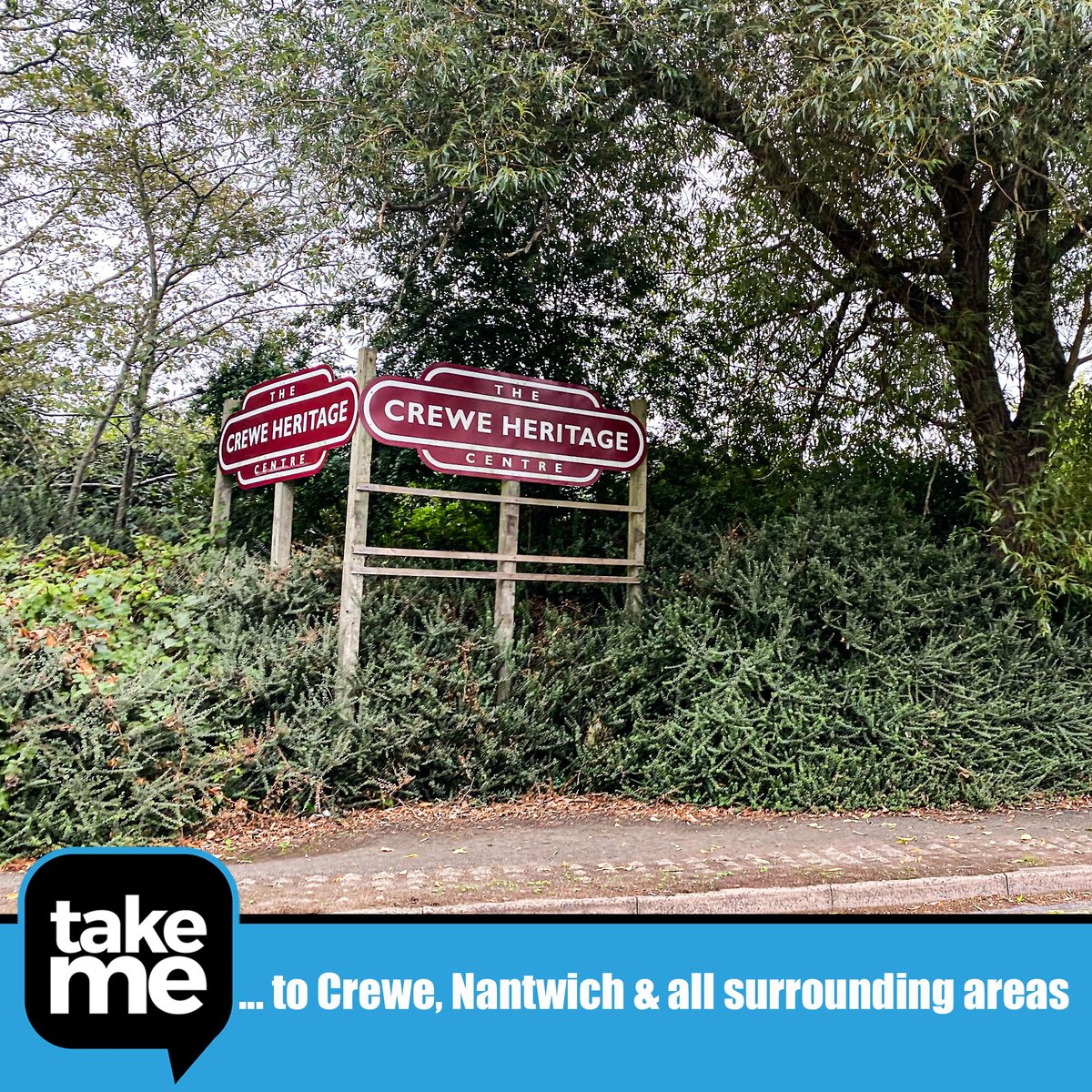 Welcome to Crewe! We are your local taxi firm, if you’re visiting or a local resident, make sure to use us as a reliable & friendly service! Download the Take Me phone App: onelink.to/takemecrewe #TakeMe #Taxis #Crewe #Nantwich