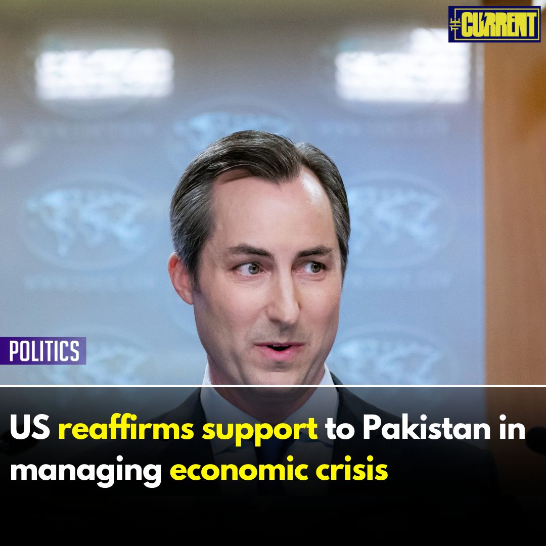 As Pakistan, yet again, seeks a fresh International Monetary Fund (IMF) bailout package, United States Department of State Spokesperson Matthew Miller has remarked that America fully supports Pakistan in managing its debt crisis. Read more: thecurrent.pk/us-reaffirms-s… #TheCurrent