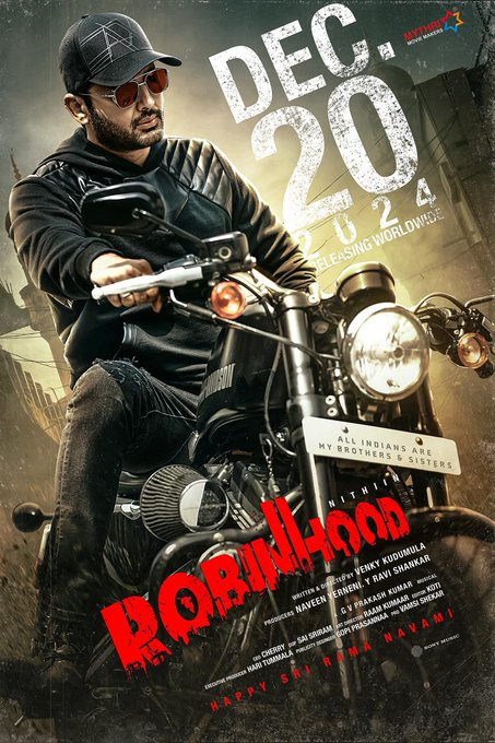 Make way for the conman you'd love to meet ❤‍ 🔥 #Robinhood in cinemas from December 20th, 2024 @VenkyKudumula @gvprakash @MythriOfficial