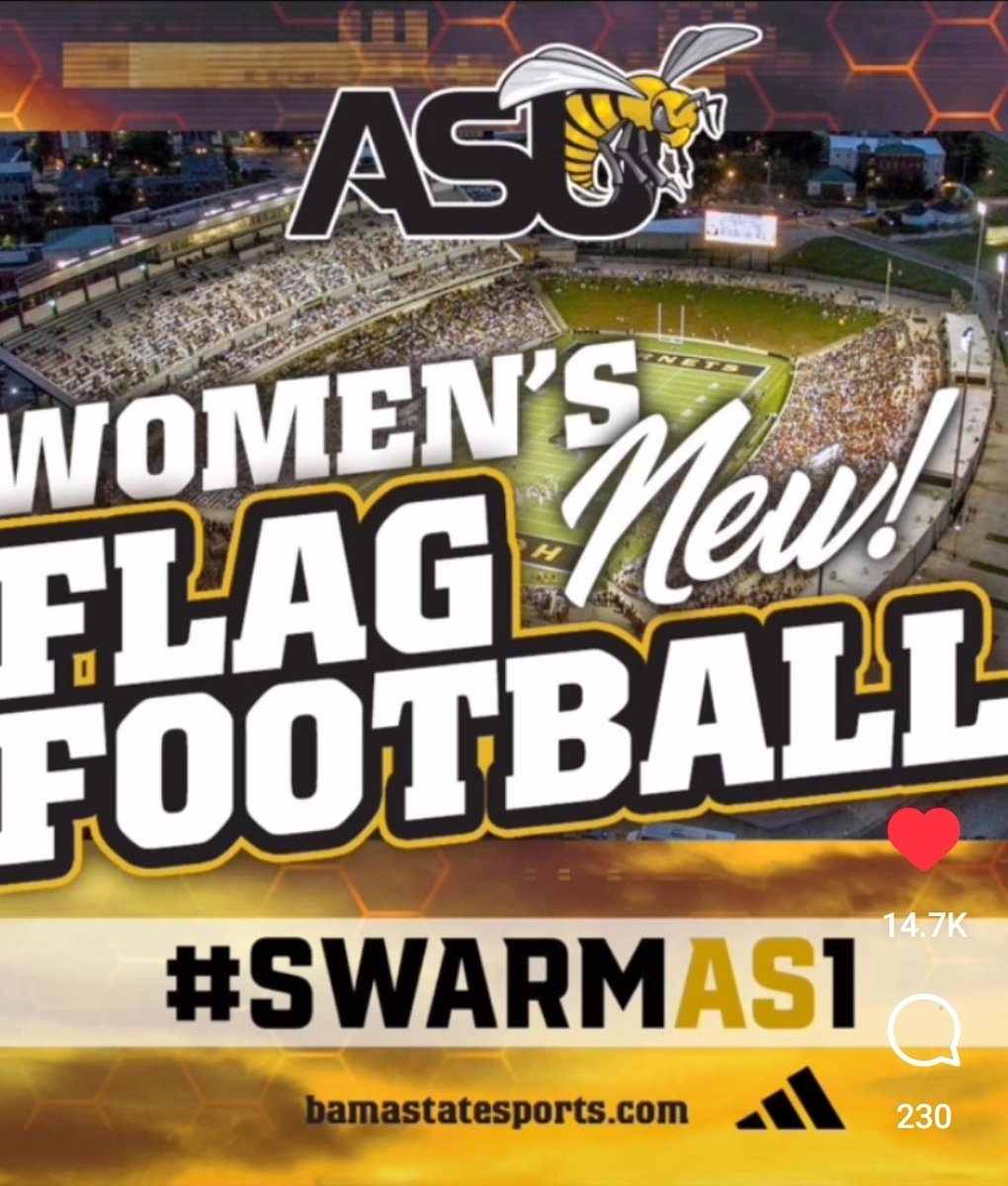 🏉 Girls Flag Football #Opportunity at the collegiate level the first of many, as the sport continues to grow! @LegacyFlag22 @BamaStateSports instagram.com/reel/C5RbCxvLz…
