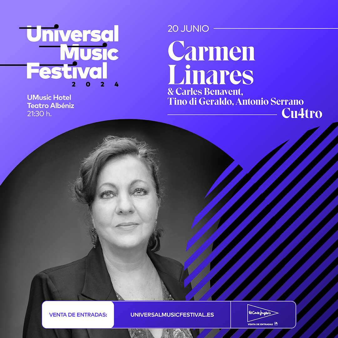 El 20 de junio el Teatro Albéniz se vestirá de gala para recibir a la gran Carmen Linares. El #UMFestival24 siempre con el mejor flamenco. Consigue aquí tu entrada: umusices.lnk.to/24UMF