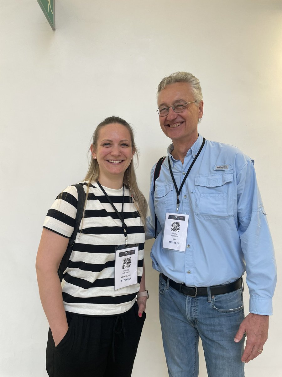Great to finally meet Evelyn Van Aalst @EvelineAalst from the Netherlands discussing nematode management on vegetable crops. Always exciting to visit with forward thinking young scientists in Nematology.  Future is bright ! #ESN2024