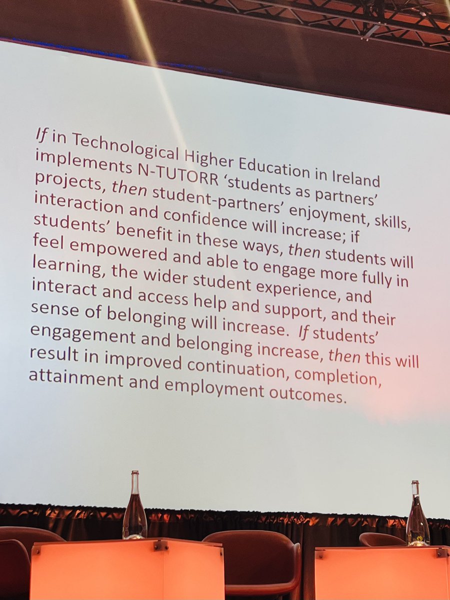 Excellent keynote by <a href="/ProfLizThomas/">Liz Thomas</a> to kick off today’s event, exploring impact, a whole provider approach model &amp; whole of sector approaches - championing <a href="/ntutorr/">N-TUTORR</a>’s partnership success to date while showing ways to enable further improvement
#NTUTORRShowcase
#NextGenerationEU