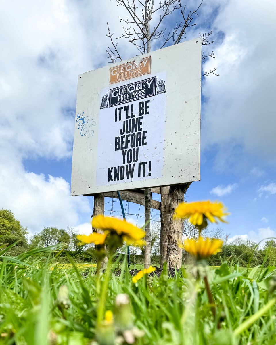 Ten weeks until gates… #Glastonbury2024