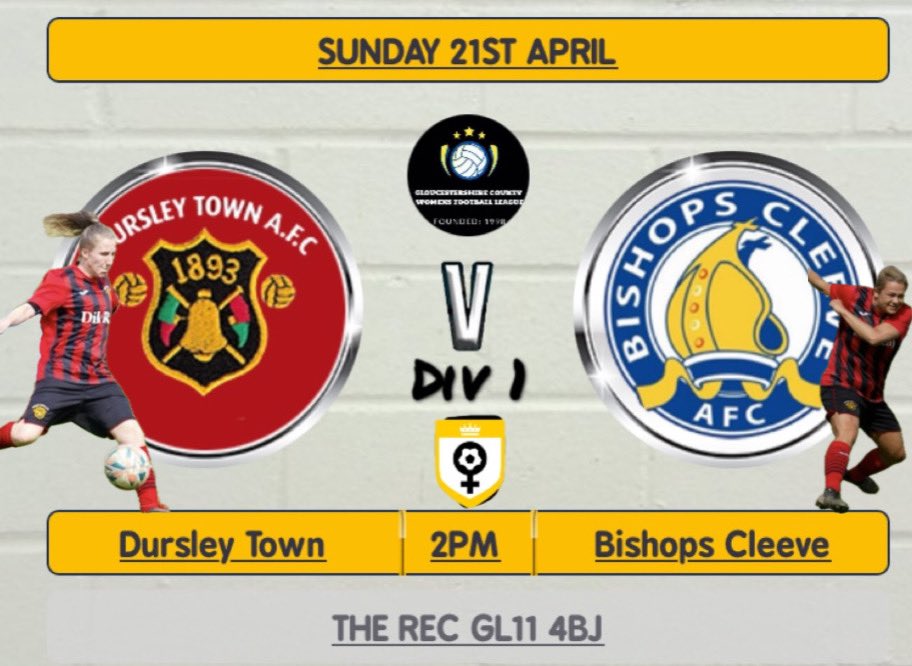 Final home game of this season this coming Sunday as we welcome Bishops Cleeve to The Rec. All support most welcome.