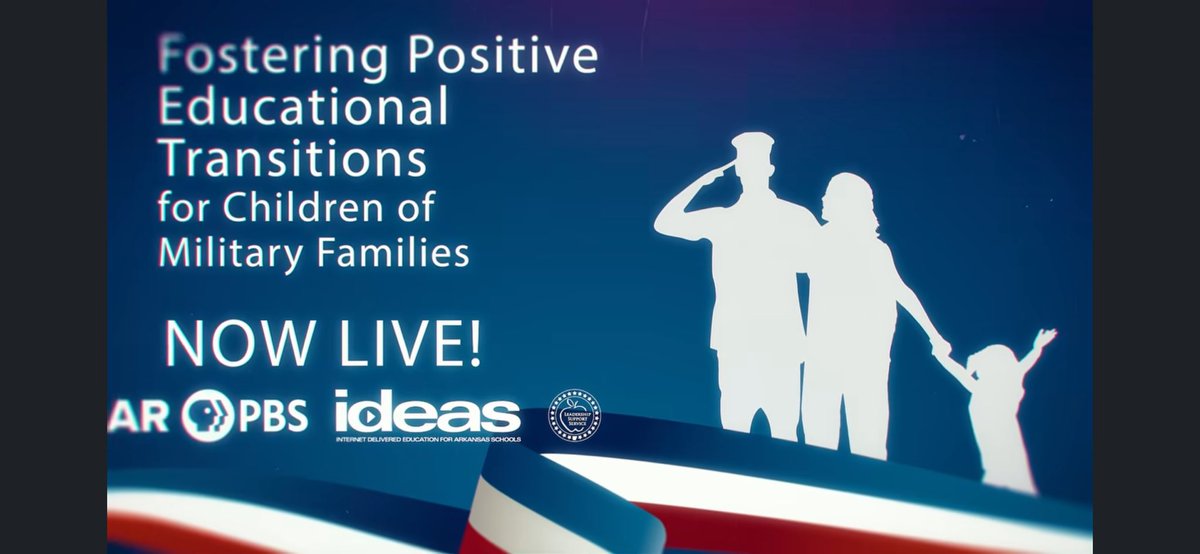 Arkansas educators, if you still need professional development, check out this course from Arkansas IDEAS, Fostering Positive Educational Transitions for Children of Military Families: PIC23021 @ArkansasIDEAS @ArkansasPBS @ArkansasEd #MonthoftheMilitaryChild @ArkMilKids