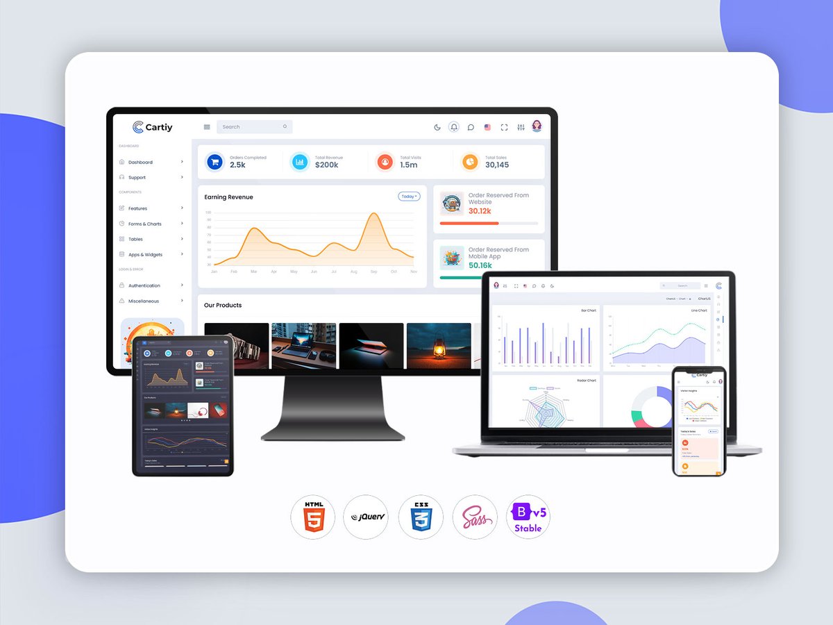 Cartiy Admin - stunning Dashboard Admin UI Kit offers awesome shopping cart features for your #ecommerce website.
.
Buy Now - themeforest.net/item/cartiy-ad…
.
#envato #themeforest #Productdesign #SoftwareDesign #adminpanel #template #IoT #AI #illustration #3d #inspiration #ux #ui