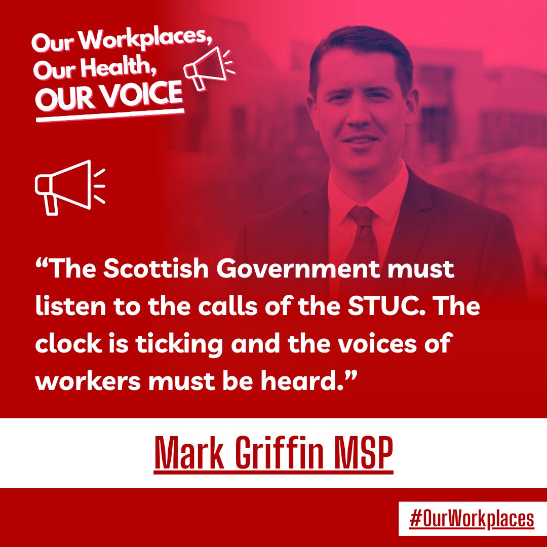 📢 Join the movement for a fairer future for Scottish workers! Support @MarkGriff1n bill and the @scottishTUC & NASUWT call for a statutory council to empower workers in addressing workplace injuries #OurWorkplaces #STUC24 📝 Sign the petition now: megaphone.org.uk/petitions/our-…