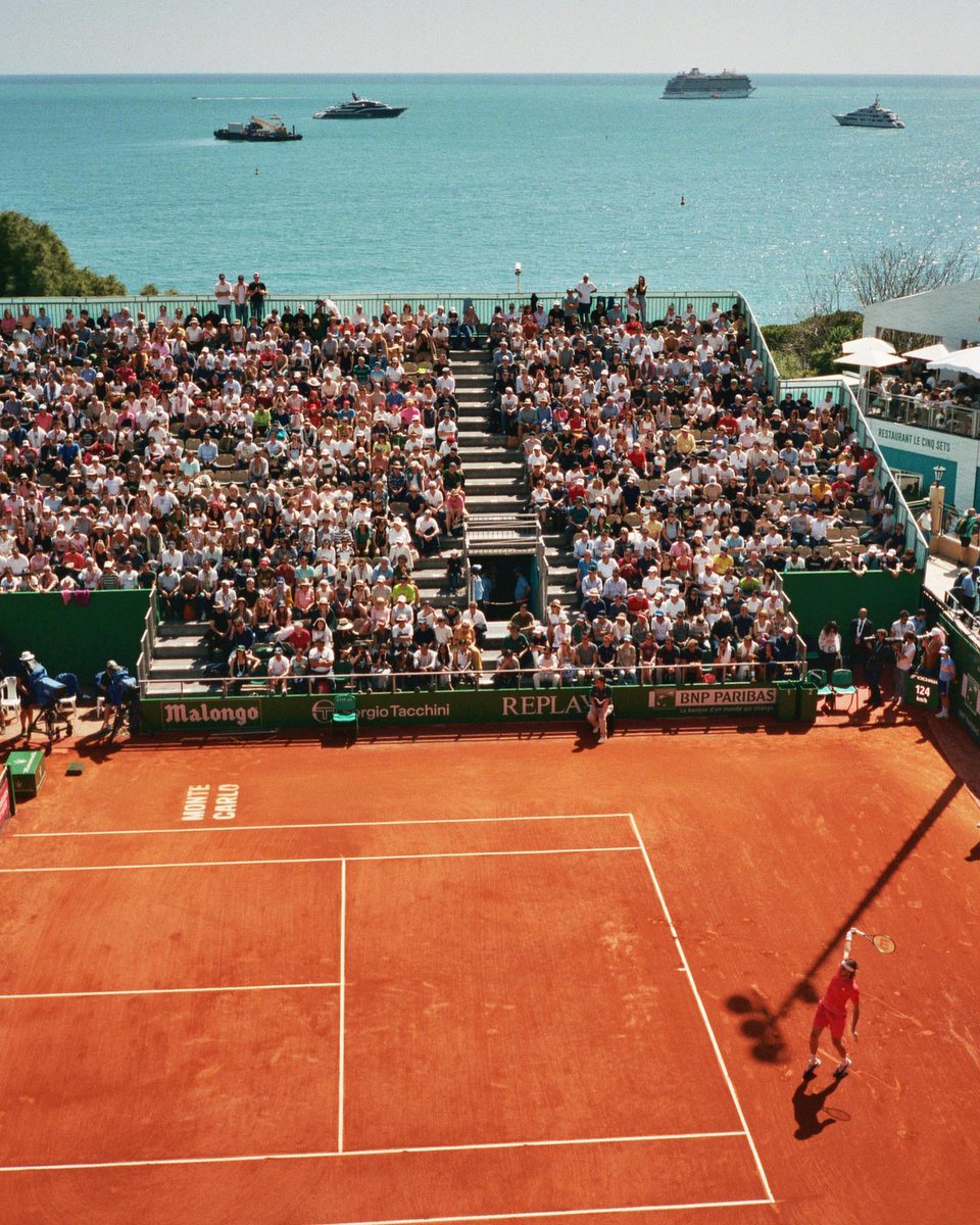 L'édition 2024 du Masters 1000 de Monte-Carlo, photographiée à l'argentique par Broken Rackets.