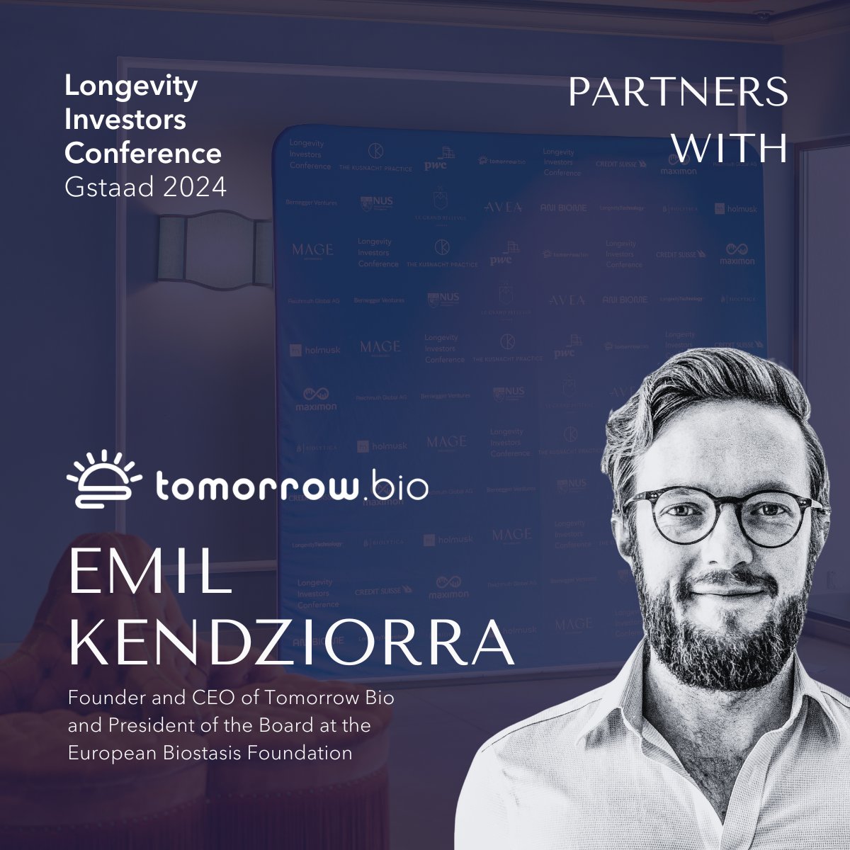 We're thrilled to announce @tomorrowbio as a partner of the Longevity Investors Conference 2024! 🌟 Meet us as we welcome their Founder & CEO, @emilkendziorra, as one of our esteemed speakers! 🎤 Proud to continue our long-term partnership since 2022. Let's shape the future of…