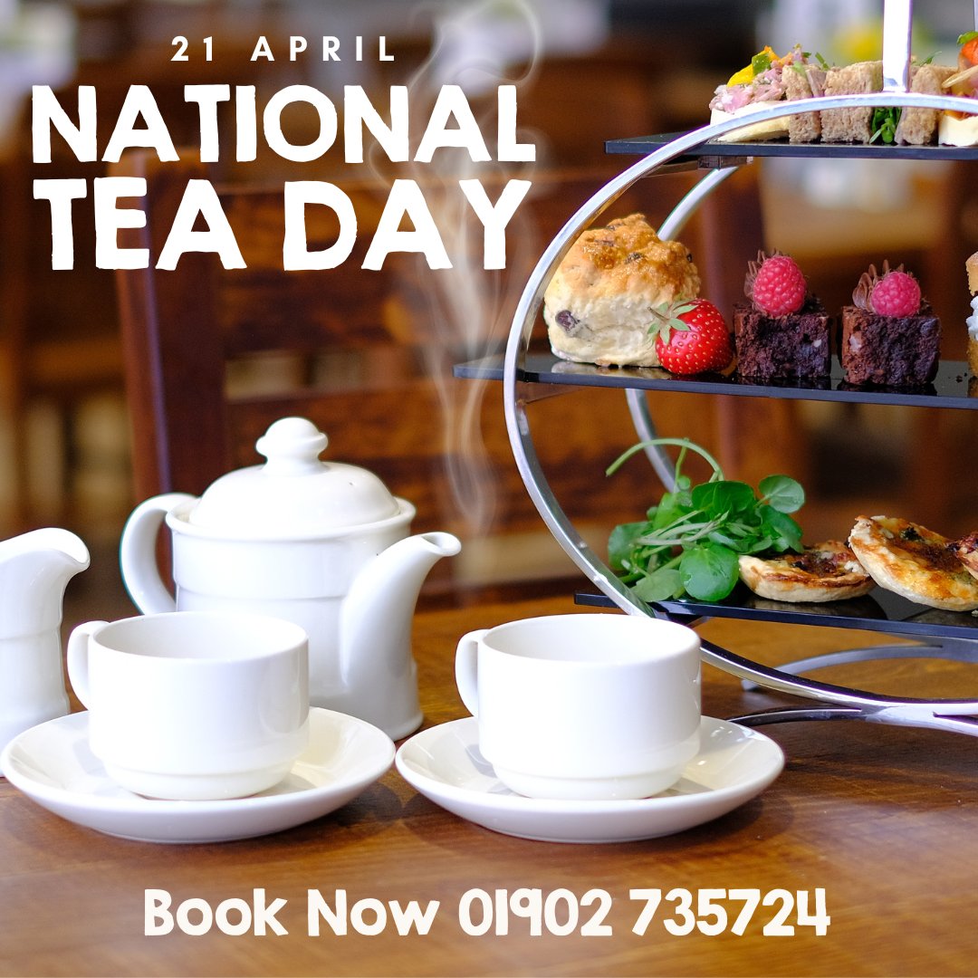 Raise your pinkies!! Treat a loved one to our award winning afternoon tea in celebration of National Tea Day this Sunday 21st April. Served from 3pm #nationalteaday #essingtonfarm  #afternoontea #homemade #coffee #tea #teaandcake #awardwinningafternoontea