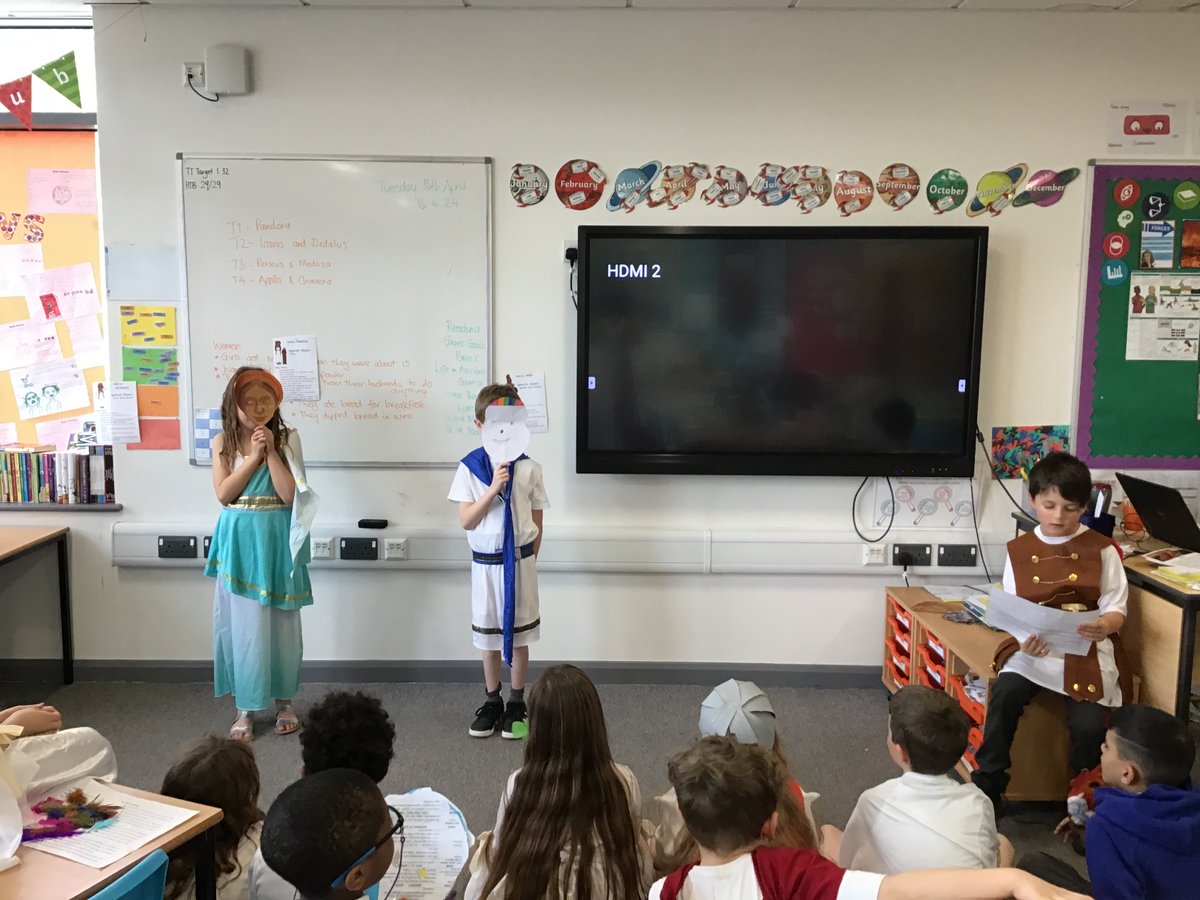 Year 3 enjoyed an Ancient Greek day to launch their new topic. They enjoyed tasting some traditional Greek foods, dressing up and using drama to retell Greek myths. Great fun all round!