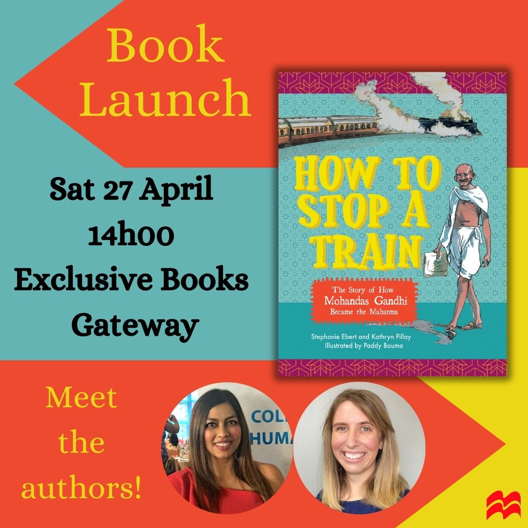 Save the date! 

Durban bookworms, we can't wait to share #HowToStopATrain with you on 27 April at Exclusive Books Gateway.

Entrance is FREE but please RSVP to events@exclusivebooks.co.za for catering and seating purposes. 
#bookeventsza #durbanbookevents #durbanbooklaunch
