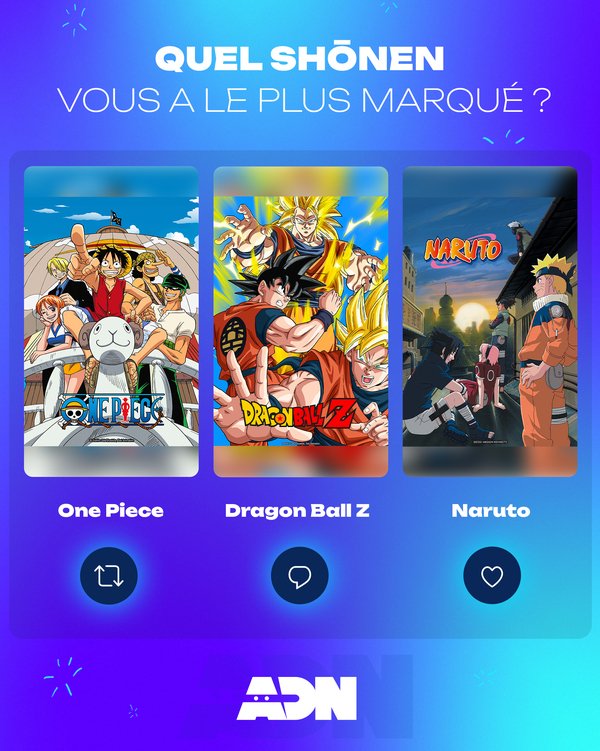 ADNanime's tweet photo. Des piliers du shōnen, mais vous ne devez en choisir qu’un.

Faites votre choix ! 🔥 https://t.co/JIz8yhVFjz
