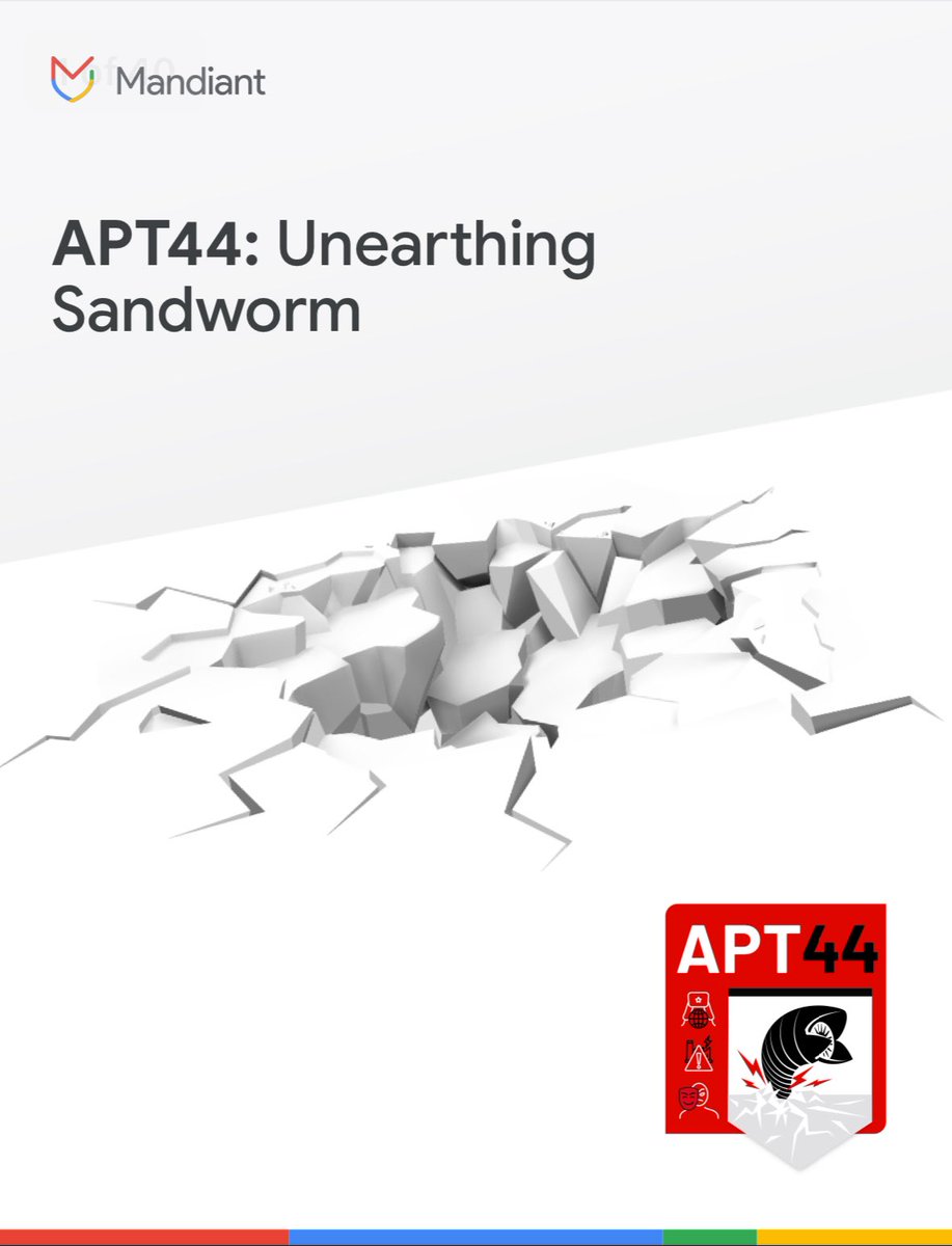 This is a long time coming. 🇷🇺APT44: Unearthing Sandworm: services.google.com/fh/files/misc/…