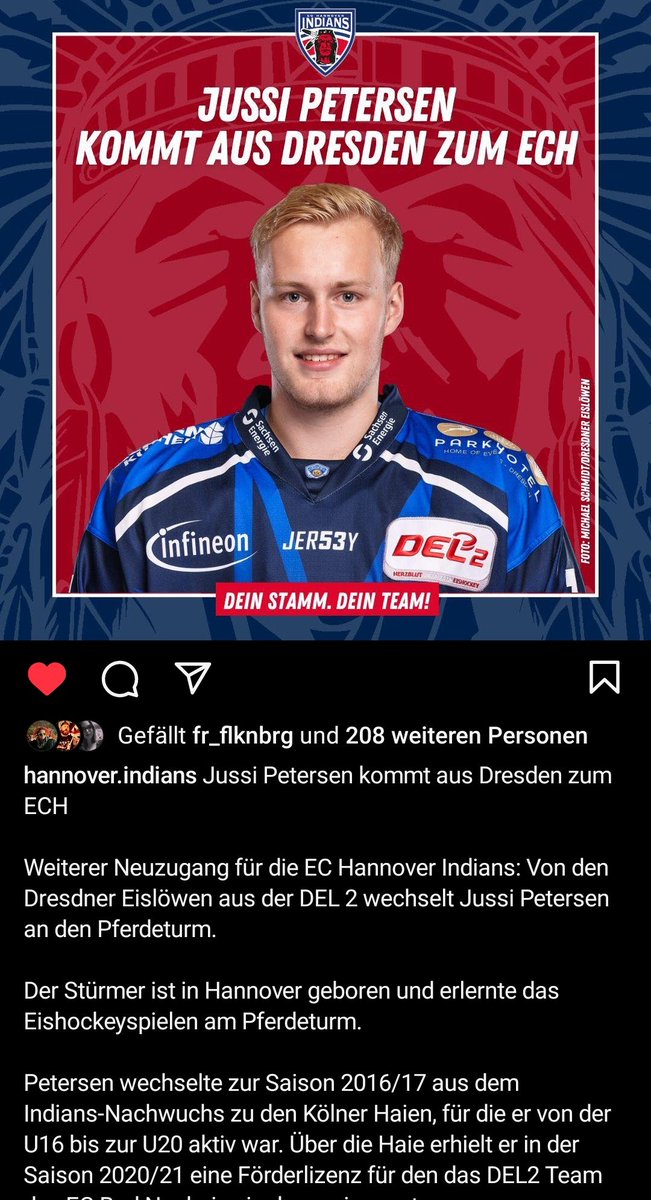 Hannover Indians News tweet media