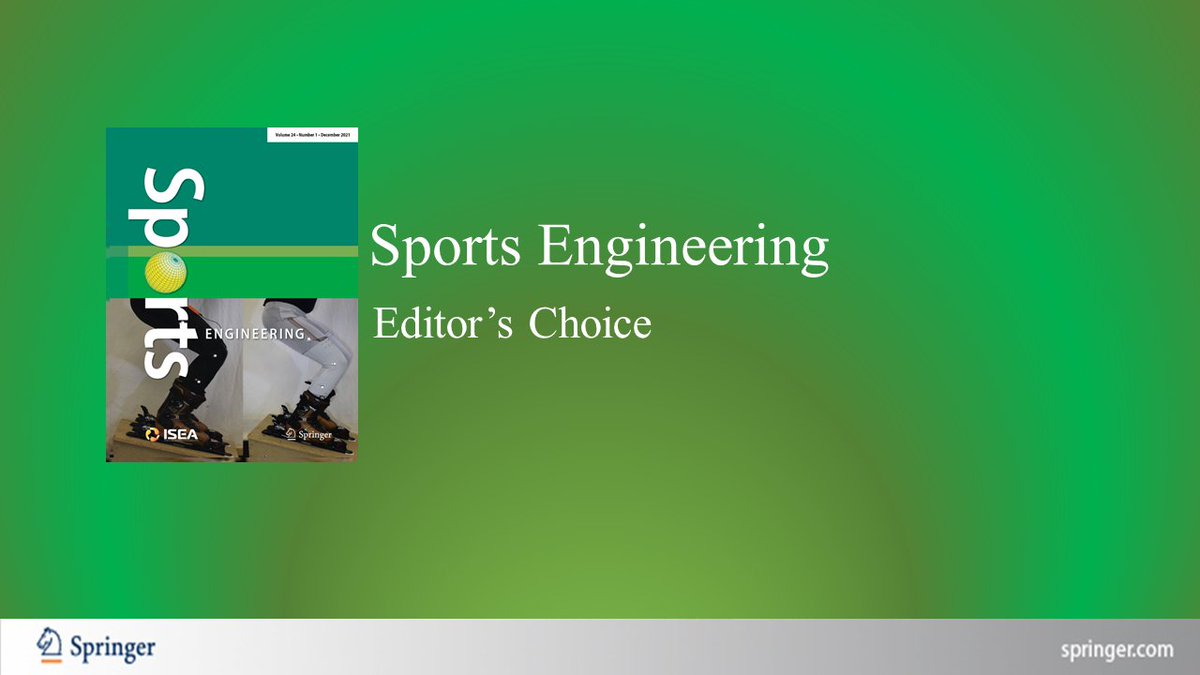 Dive into the Editor's Choice #openaccess article of the month! 🏌️📷Measurements and linearized models for #golfballbounce on a green.  
Don't miss out on this insightful read: bitly.ws/3ibEb
<a href="/ISEA_Journal/">Sports Engineering 🏄💻</a> <a href="/Dr_Tom_Allen/">Sports Engineer 🏂</a> @lsportsengineer 
<a href="/Stanislaw_Biber/">Stanisław Biber</a> <a href="/Al_prof/">Alan Champneys</a> #ISEA