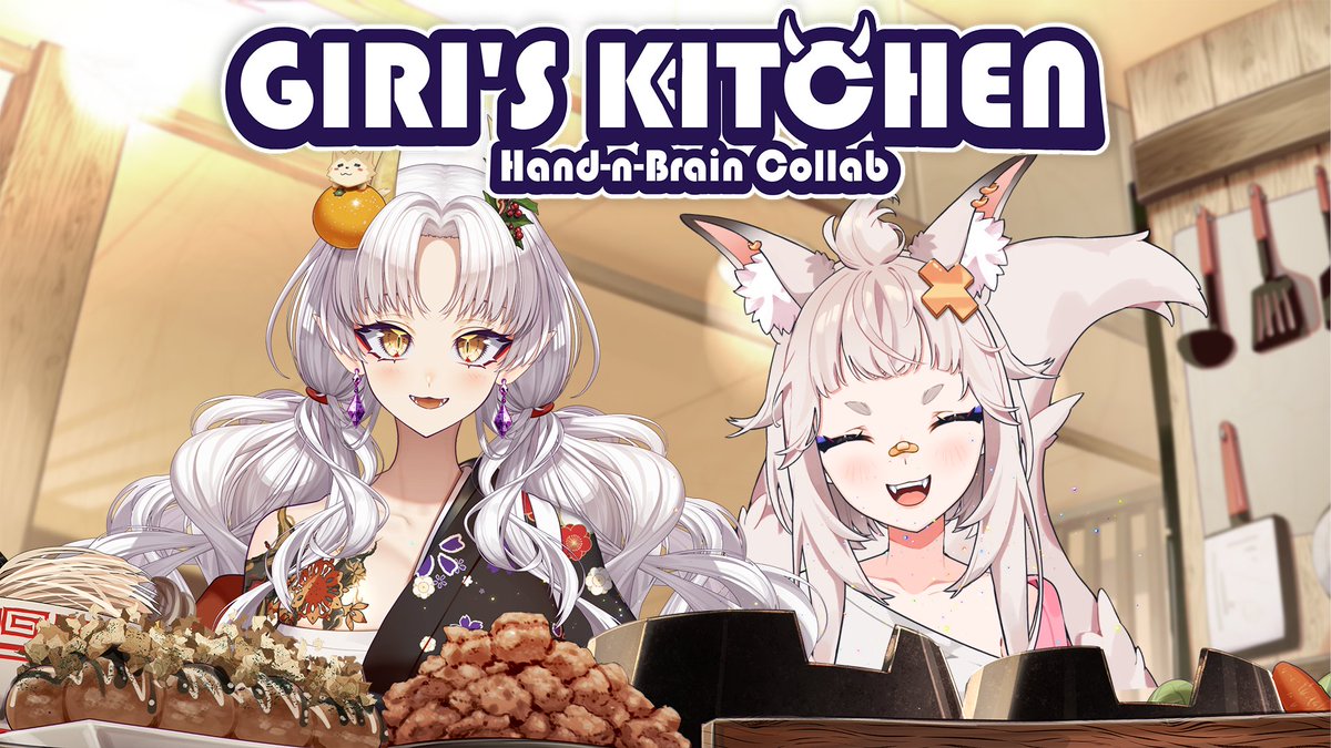 🦊Cooking Collab🍙 Shira is in Japan!!! I'm gonna teach her all the skills so she's gonna return home a Master Chef! Stream Start: 9pm JST (in roughly 1.5hrs!)