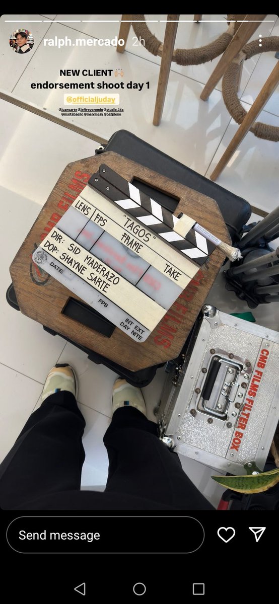 LovelyQueenJ1's tweet photo. 😱👏Another blessings na nman ito!!
New client!!
Endorsement shoot day 1
@officialjuday
📸:/ Igs Story Sir. #Ralph

#JAKIsBACK #JudyAnnsKitchen #JudyAnnSantos #JudayAtBagmanABSCBN #CallmymanagerAtHBO https://t.co/OrrUb7z4Cx