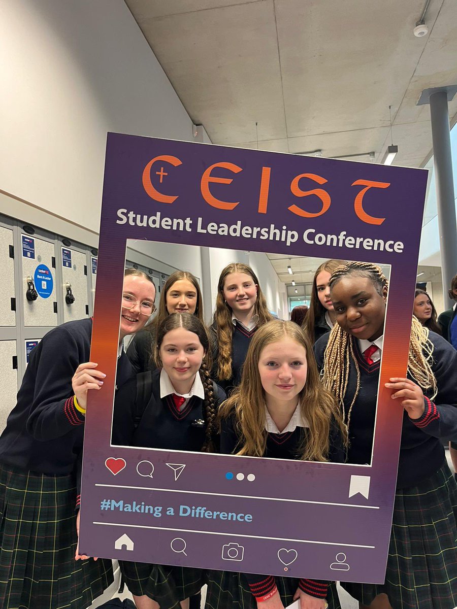 Our Student Council members have arrived in St Patrick’s College, Drumcondra for the CEIST Student Leadership Conference.