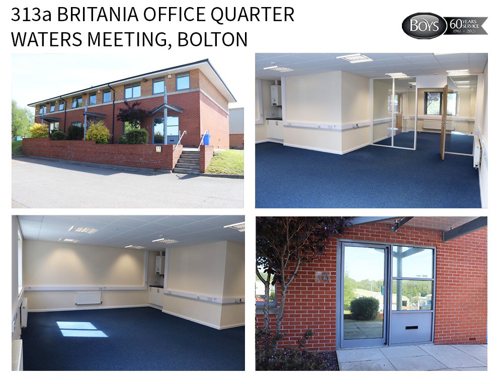 Are you looking for a new #officespace? Then make sure to view 313a in our Britannia Office Quarter in Bolton This area is undergoing a drastic amount of regeneration, now would be a great time to become an established fixture in an evolving location! #Bolton #OfficeToLet #office