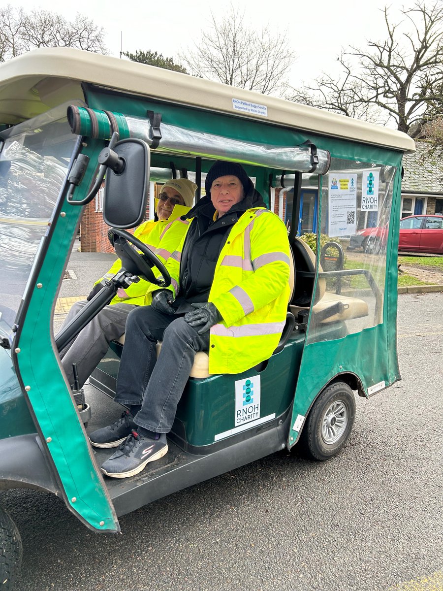 150,000 passengers! Congratulations to the Volunteer Services patient buggy team @RNOHnhs on their milestone. The service started in 2016 and carried 200 people in its first month. It now does that every couple of days! A very popular service by a lovely team of volunteers 👏