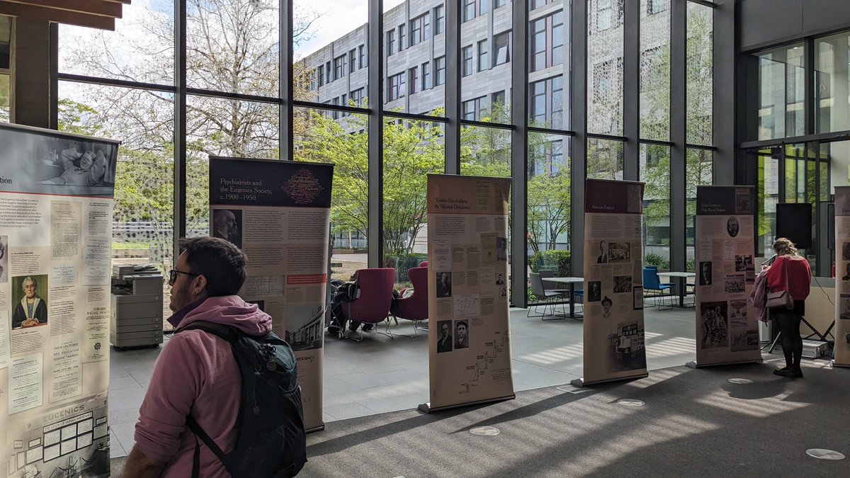 The exhibition on the #legacies of #eugenics is now at <a href="/oxford_brookes/">Oxford Brookes University</a>
I am grateful to <a href="/ThinkHumanFest/">Think Human</a> for making this happen and to my guests @mumof3amigos and @MarttinenLee who join me today for this discussion of #disability and #stigma.