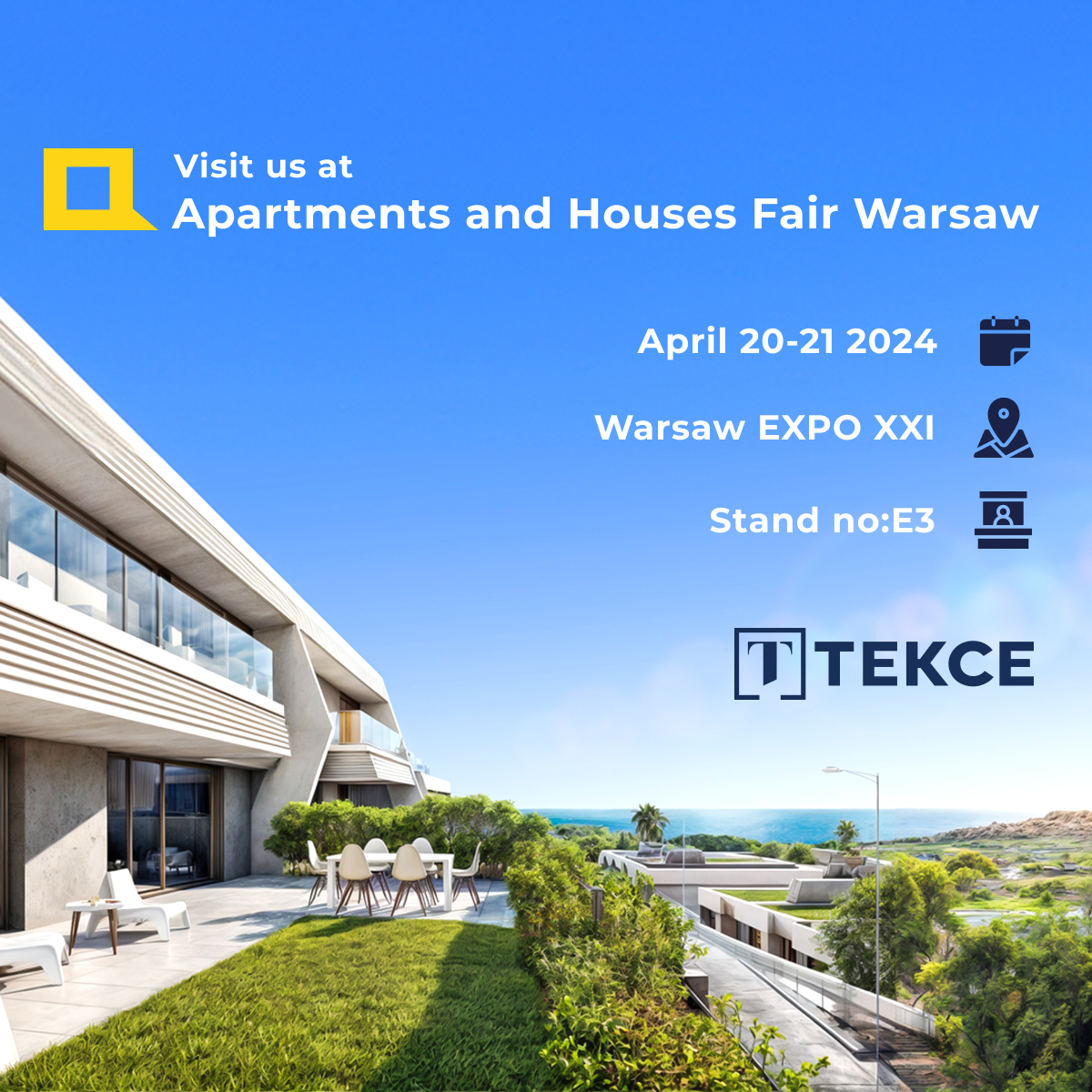 tekce_com's tweet photo. Exciting news: TEKCE Real Estate is -once again- attending the “Targi Mieszkań i Domów Warsaw” exhibition! 💥

If you are in search of your dream home, or exploring your investment options, this organization is what you need. https://t.co/zgkEBJk0tT