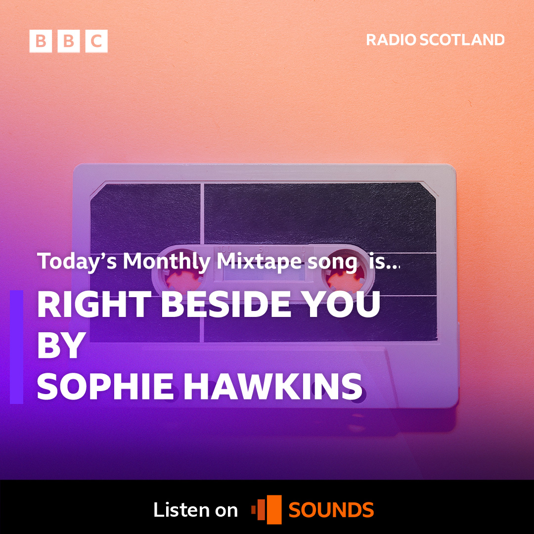 Today on the Afternoon Show, @LadyM_McManus has chosen Right Beside You by Sophie Hawkins for the #MonthlyMixtape. Now tell us which song should follow!