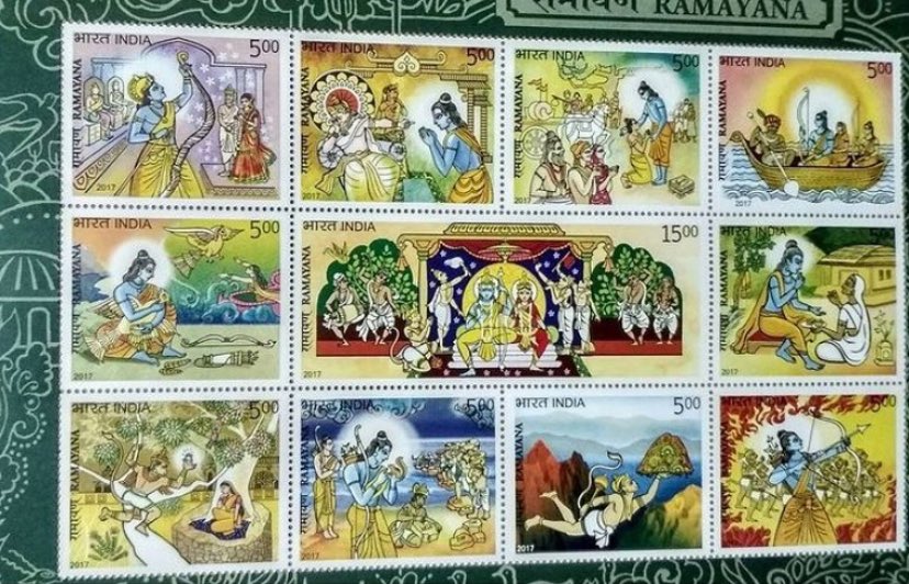 #RamaNavami #रामनवमी #ramayana #sriram #swaymvar #vanvas #bharatmilap #kevat #jatayu #sabari #sriramdarbar #ashokvatika #sriramsethu #sanjivani #yudh #postalstamps #philatelycollection #stampcollection #stamps #hinduscriptures #2017