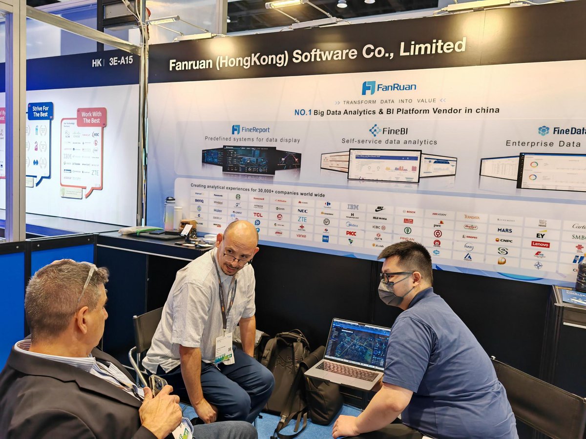 FanruanSoftware's tweet photo. 🎉 FanRuan Software successfully participated in the 2024 HONG KONG ELECTRONICS FAIR (SPRING).
During the event, we showcased our latest innovations in business intelligence and analytics platforms.
#FanRuan #BusinessIntelligence https://t.co/0rWoNaCfrS