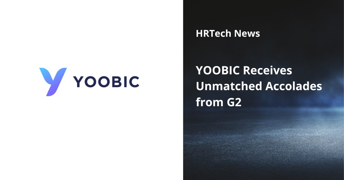 [𝐇𝐑𝐓𝐞𝐜𝐡 𝐧𝐞𝐰𝐬] @YOOBIC  receives top accolades from G2 for its AI-powered retail execution and employee experience platform, leading in five categories. To know more, visit link: hrtech.sg/news/yoobic-re…

#hrtech #hr #hrtechnology #technology #recognition #awards