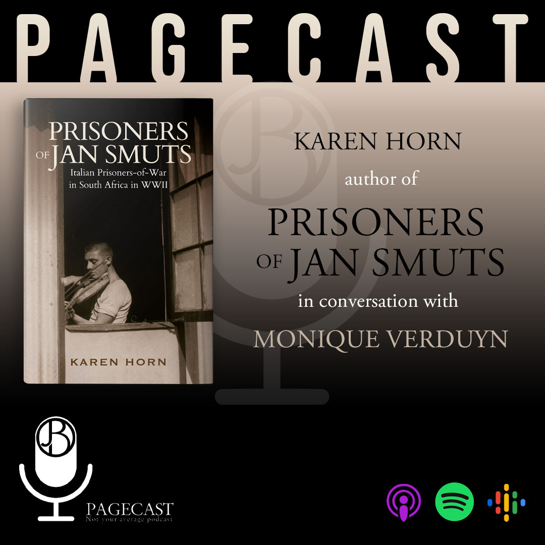 In this episode of Pagecast, Karen Horn, uthor of Prisoners of Jan Smuts, is in conversation with Monique Verduyn. Listen to the episode here: ow.ly/skJN50QR8K7 @monverduyn