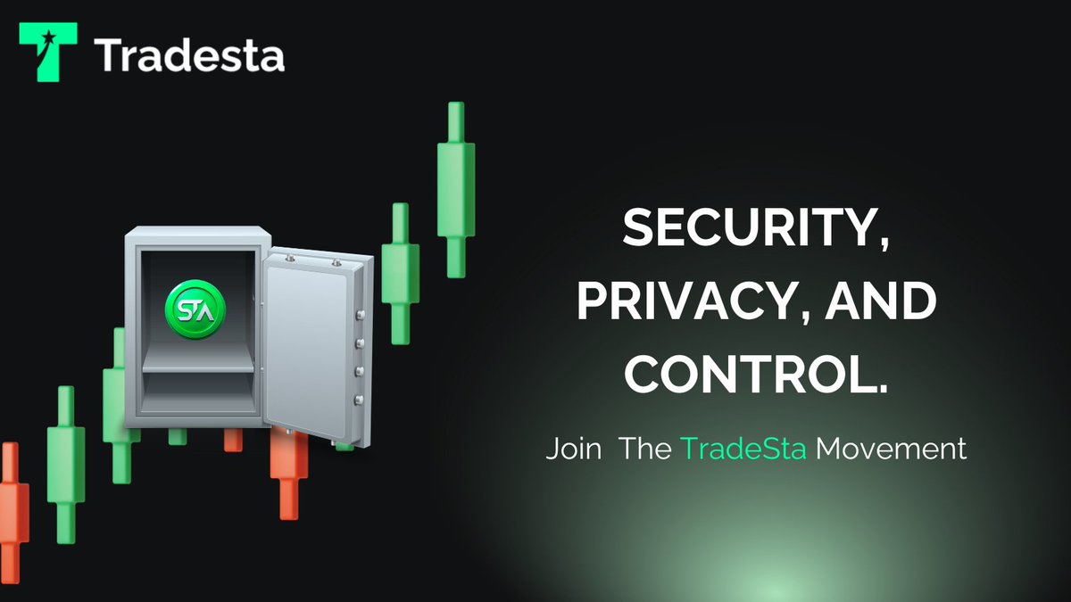 Security, privacy, and control. That's what TradeSta stands for! 🔒 ✨ Join our waitlist now! tradesta.io/waiting-list/ #TradeSta #Crypto #Privacy #Security #Control