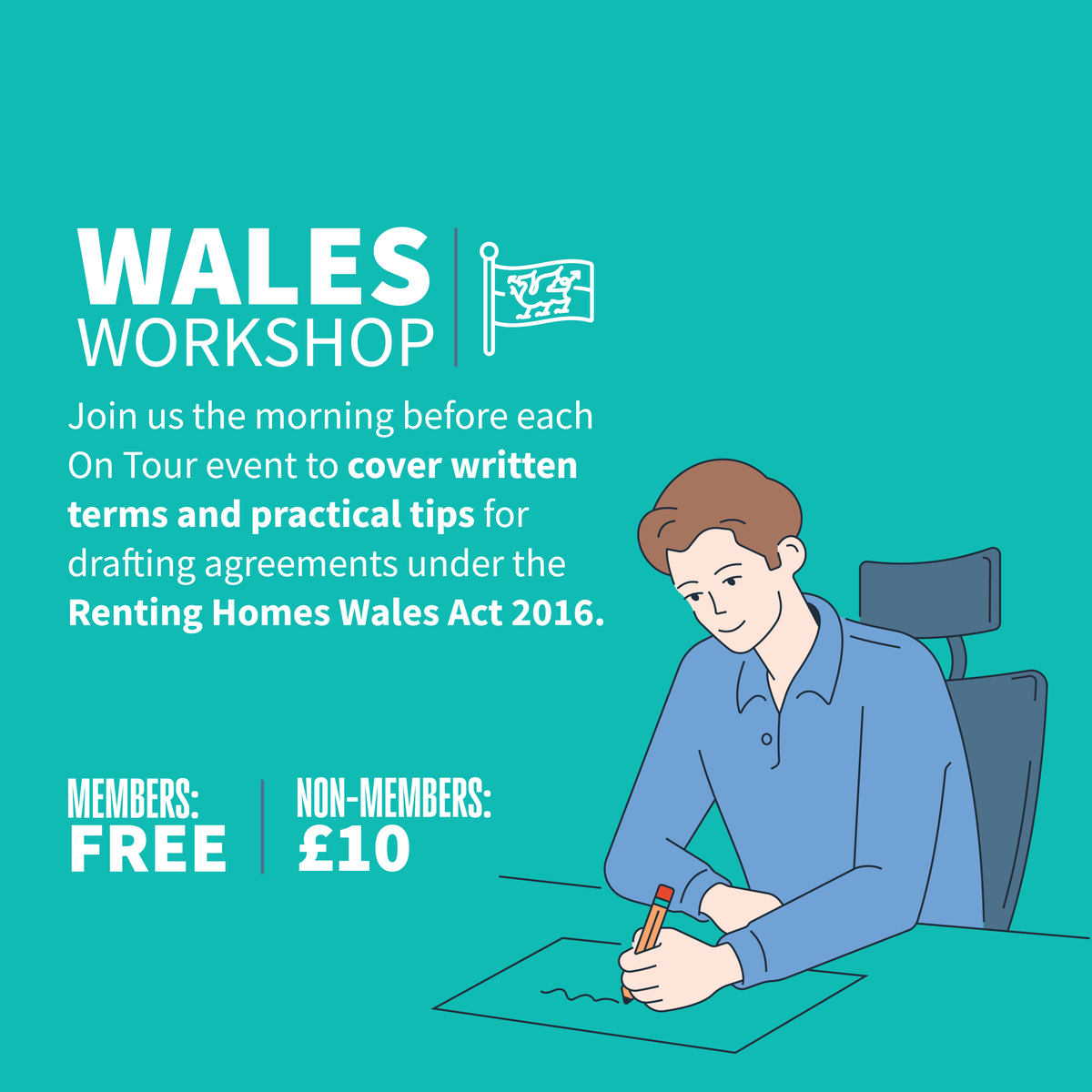 🆕 We're running a series of workshops to help members in Wales understand written terms in #OccupationContracts. The workshops will take place the morning of each On Tour event in Wales! Book now for the #Cardiff session on 23 May: nrla.org.uk/training-acade… | #wales #property