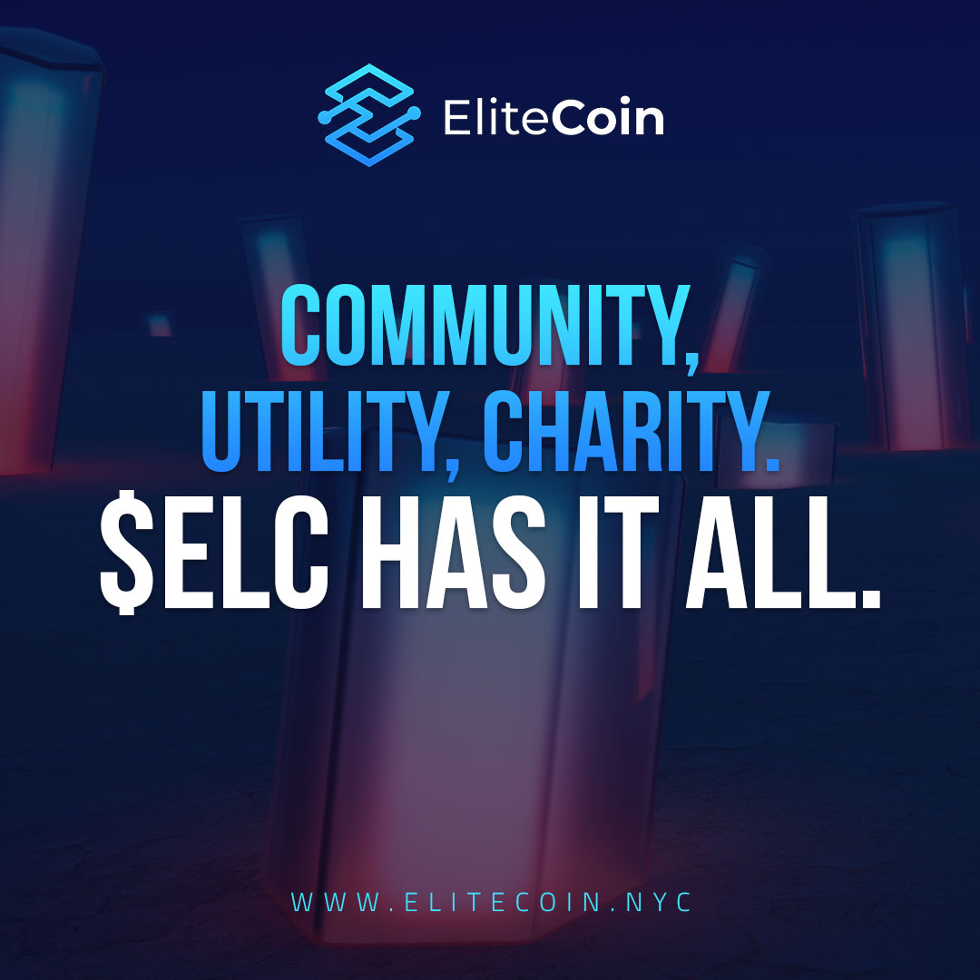 NYCEliteCoin's tweet photo. Join the $ELC community where utility meets purpose. Experience the power of giving back while growing your investment. 🌐💡🤝

💲Join our telegram and say hello to Elitecoin family 🤝
https://t.co/2VeeklhUVr

#EliteCoin #FutureFinance #ELC #Elitecoin #Elitearmy https://t.co/XvcH2xm8bV