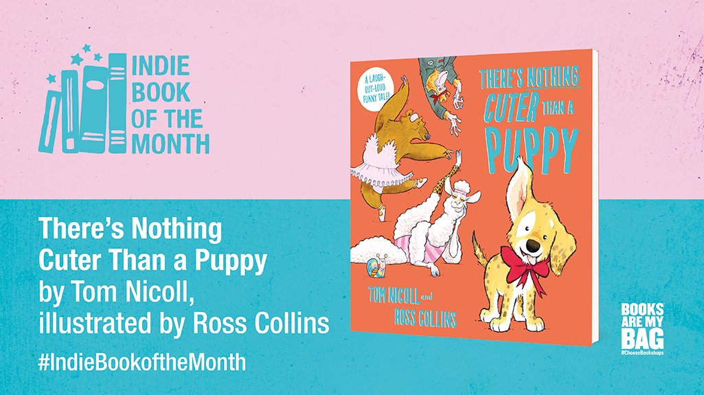 Want to learn more about There's Nothing Cuter Than a Puppy by Tom Nicoll and Ross Collins, our Children's Book of the Month? Join us at 12pm today as @TGNicoll takes over our Instagram Stories. The link is in our bio. #IndieBookoftheMonth