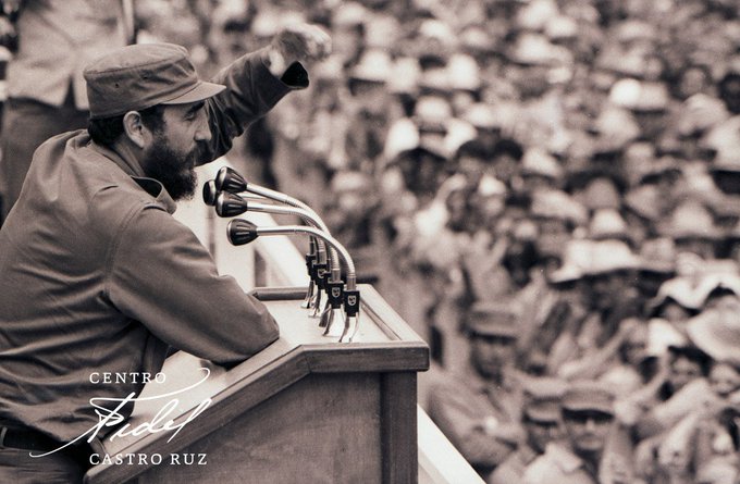 'La nueva generación está llamada a rectificar y cambiar sin vacilación todo lo que debe ser rectificado y cambiado, y seguir demostrando que el socialismo es también el arte de realizar lo imposible'. #FidelPorSiempre #Cuba 🇨🇺