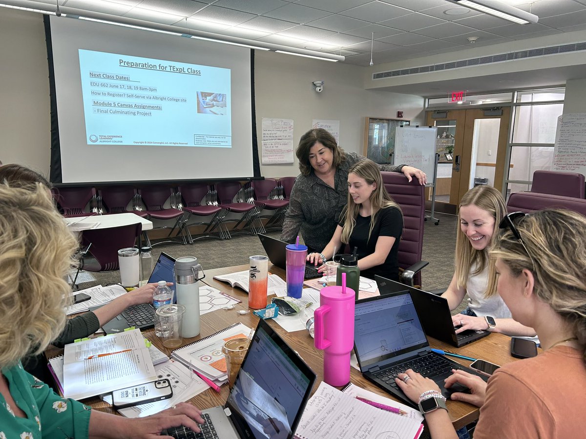 RickLapi's tweet image. Awesome time finishing up our 3rd #TExpL cohort EDU662 course at @GovMifflinSD Our T’s continue to be excited &amp;amp; reinvigirated thanks to @AlbrightTExpL personalized inventive and experience-based learning practices.  #changemakers #mifflinsd