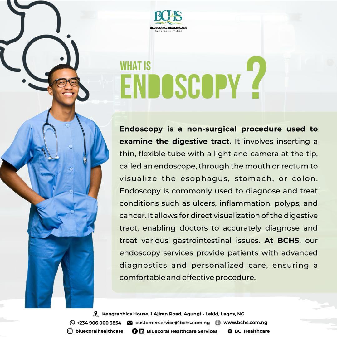 BC_Healthcare's tweet photo. At BCHS, our endoscopy services provide patients with advanced diagnostics and personalized care, ensuring a comfortable and effective procedure. 

Send a DM or call 09060003854 to schedule an appointment today. #BCHSCares #BCHS #Endoscopy https://t.co/U9CuoqlAWm