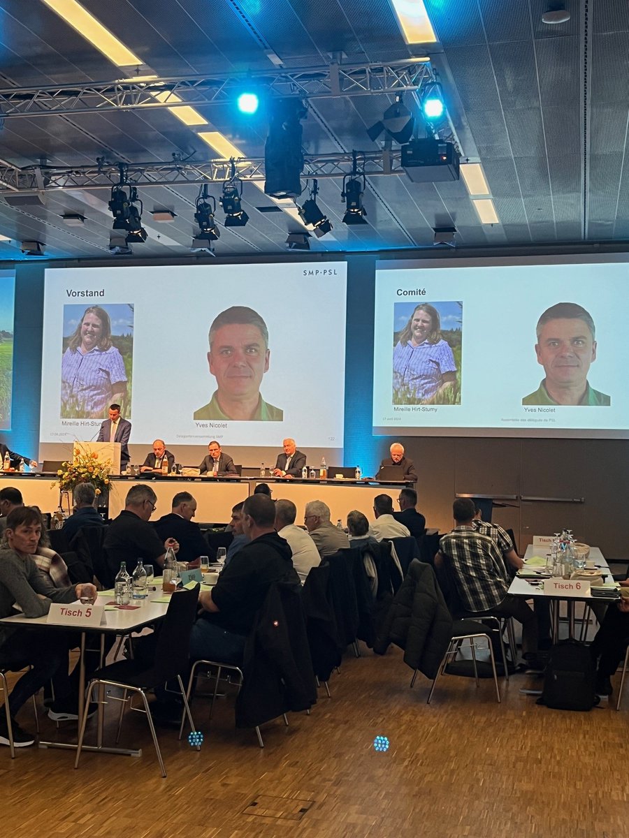 #swissmilk_news Herzliche Glückwünsche an Mireille Hirt-Sturny und Yves Nicolet zur Wahl als neue Vorstandmitglieder der Schweizer Milchproduzenten! Wir wünschen ihnen alles Gute und viel Erfolg für ihre neuen Aufgaben. #Schweiz #Milchproduzenten #SMP <a href="/LIDnews/">LID.CH</a>  <a href="/BauernZeitung1/">bauernzeitung.ch</a>