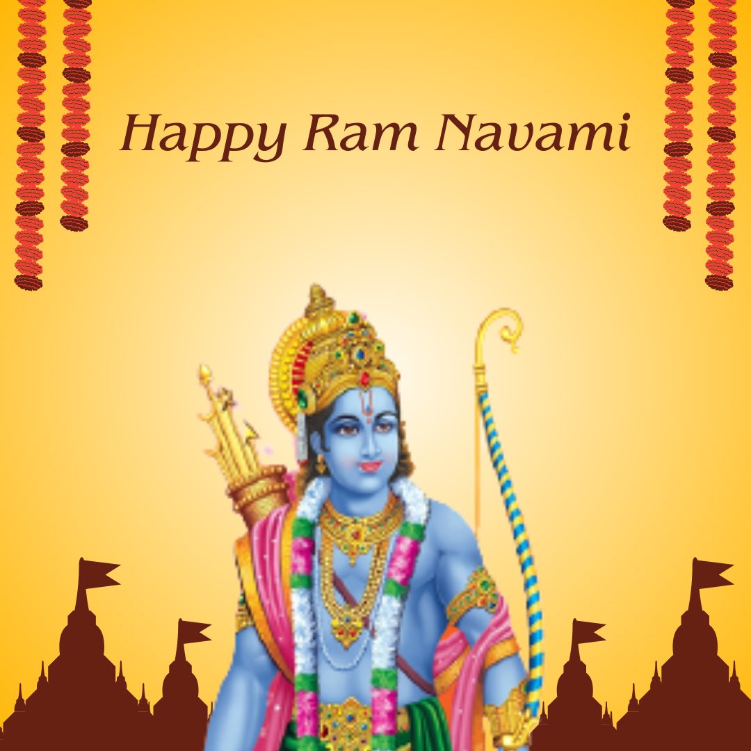 Wishing you all a very Happy Ram Navami.  #JaiShriRam #RamNavami