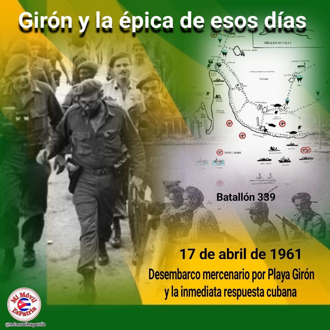 El plan parecía perfecto. La brigada ocuparía una cabeza de playa. Trasladarían un "gobierno" que pediría ayuda "a la OEA" y entrarían los yanquis: era coser y cantar. Falló un pequeño detalle: no contaron con el pueblo de #Cuba ni con #Fidel... #GirónVictorioso