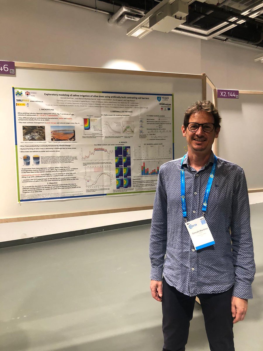 h2olivetree's tweet photo. Gonzalo Martínez, investigador del proyecto H2olivetree asistía este lunes a Viena para participar en la European Geosciences Union - EGU. Se sigue dando difusión de nuestro proyecto. #EGU24 #Viena #h2olivetree https://t.co/hMKzCLzM5u
